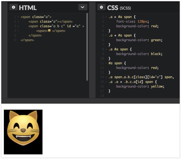 Основы CSS - веса селекторов